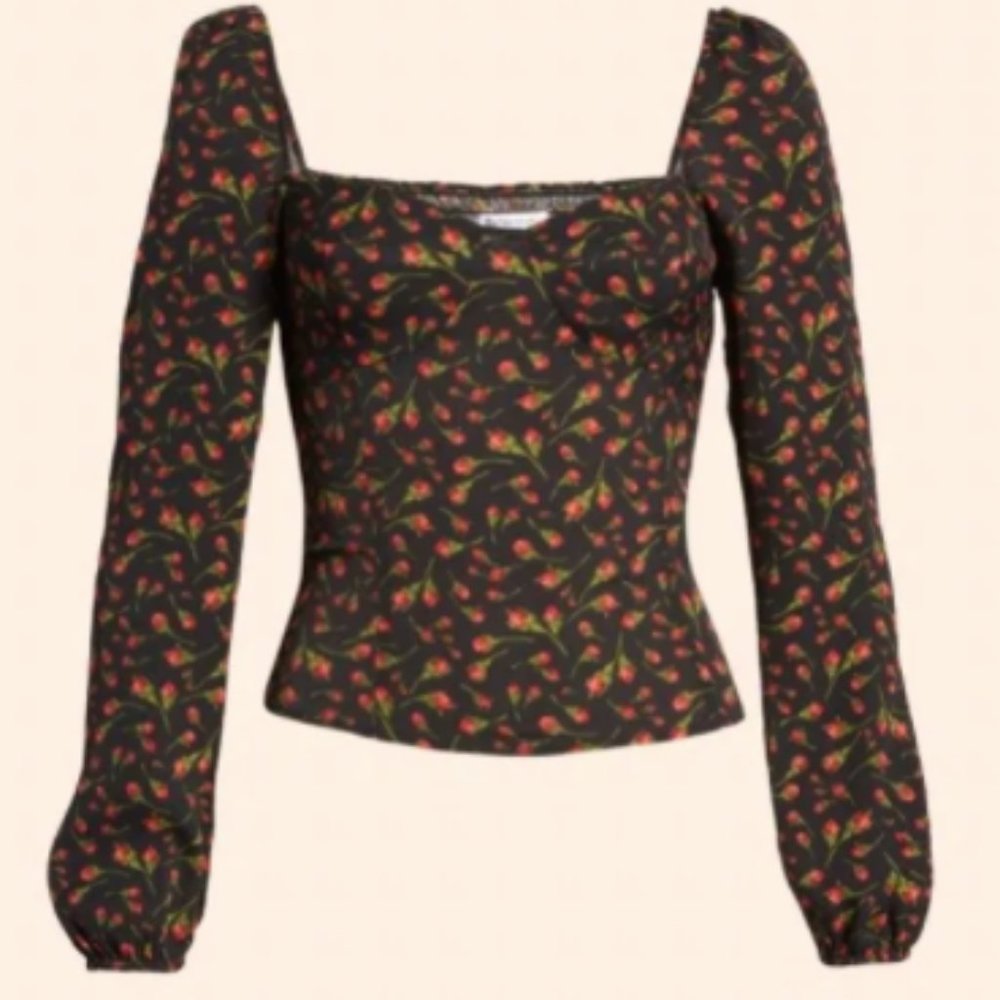 Reformation Reign Mina Blouse. Size 12.